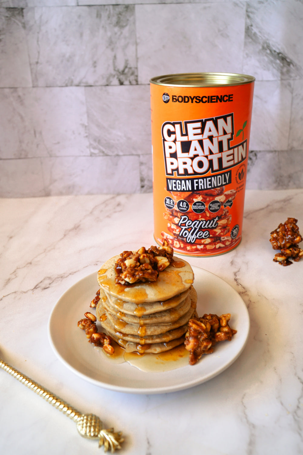Peanut Toffee Protein Pancakes – BSc Supplements