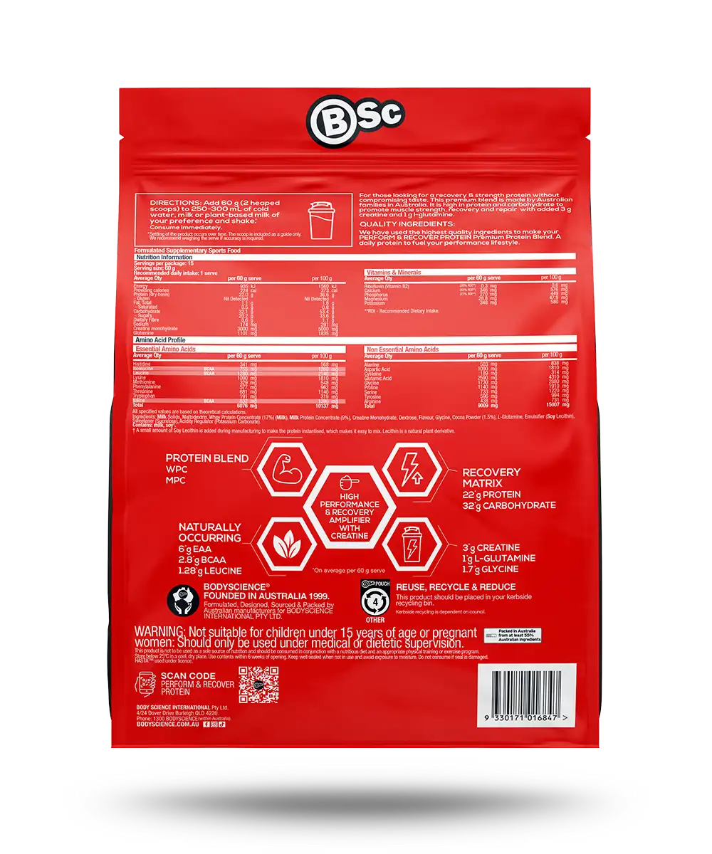 Perform & Recover Protein