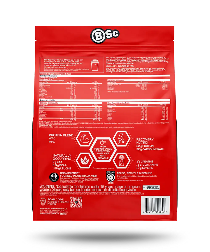 Perform & Recover Protein