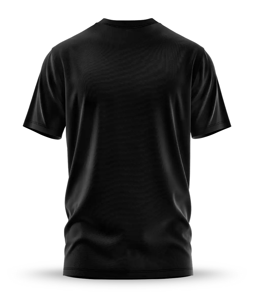 BSc Every Day Tee in Black, Back View
