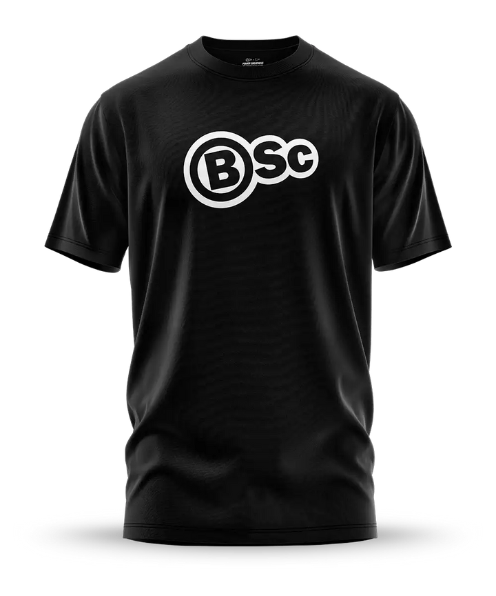 BSc Every Day Tee in Black, Front View