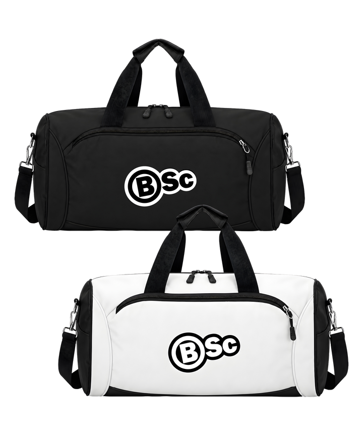 BSc Training Duffle Bag in Black and White