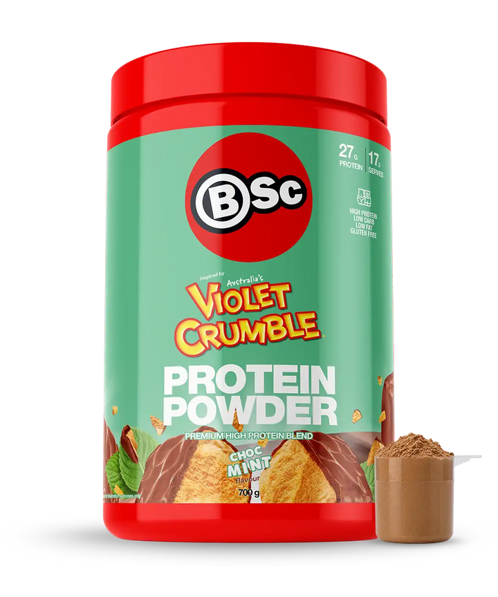 BSc x Violet Crumble Protein Powder - 700g Choc Mint