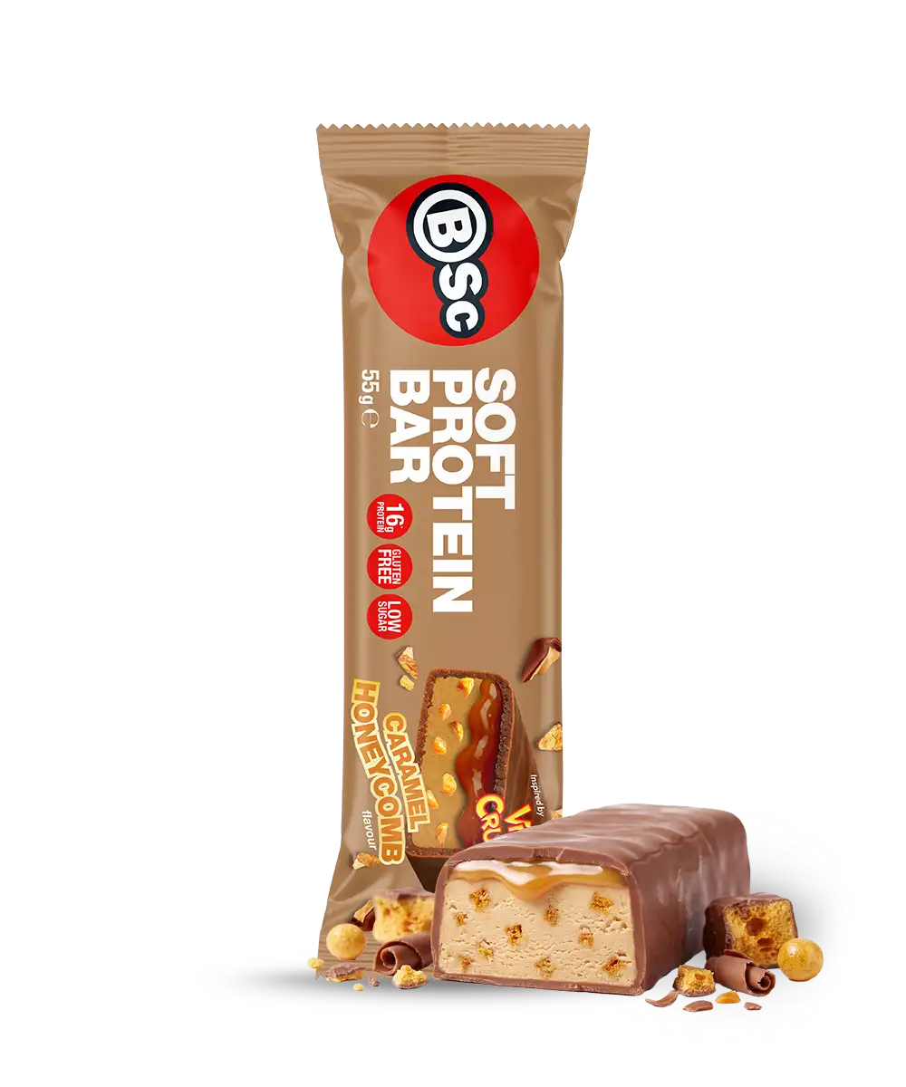 BSc x Violet Crumble Soft Protein Bar