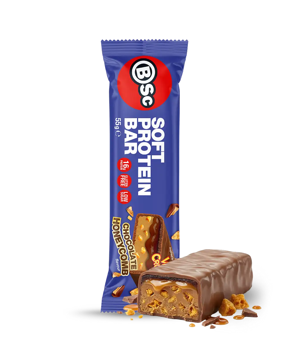 BSc x Violet Crumble Soft Protein Bar - hero