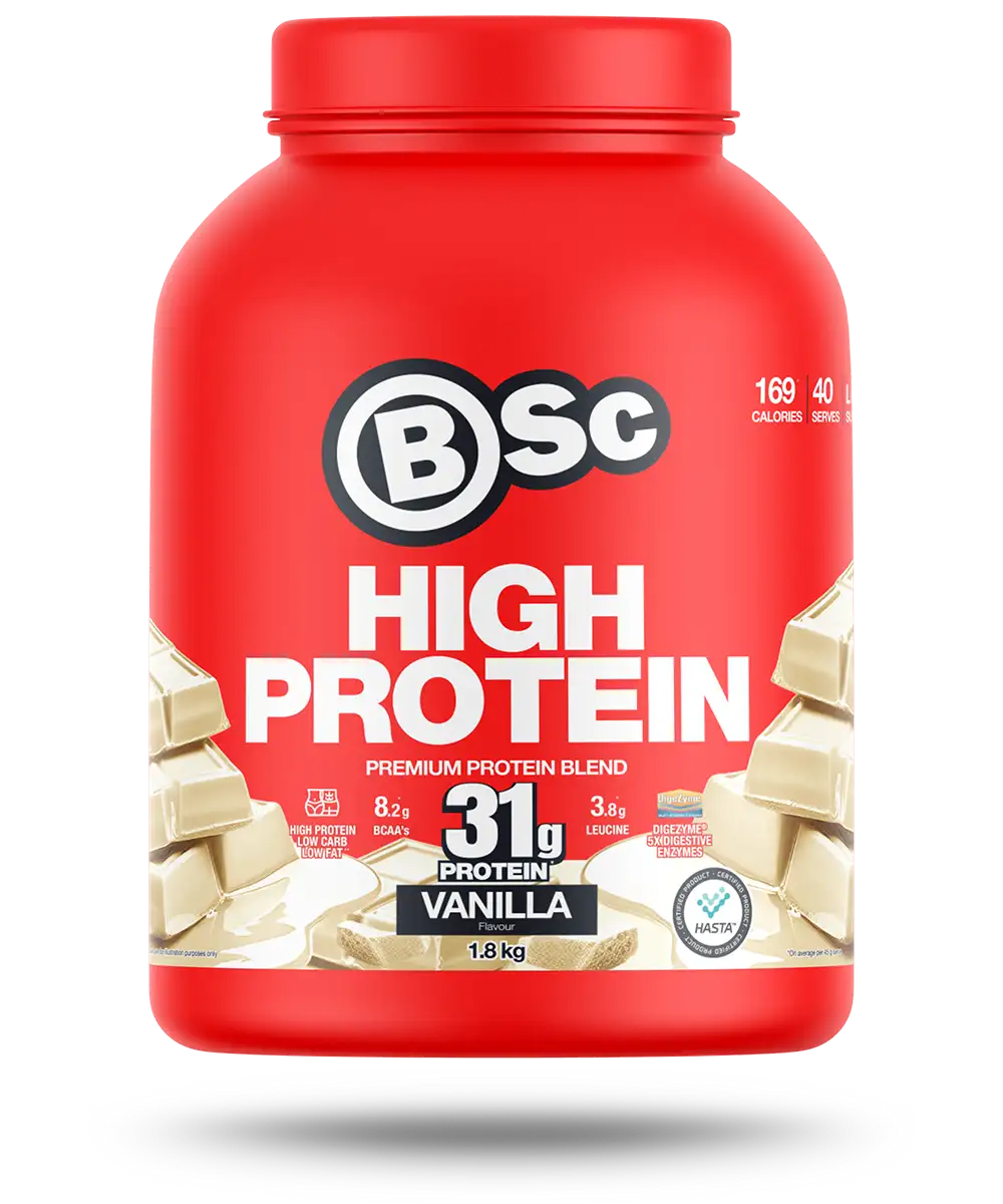 BSc High Protein Powder 1.8kg Vanilla Jar