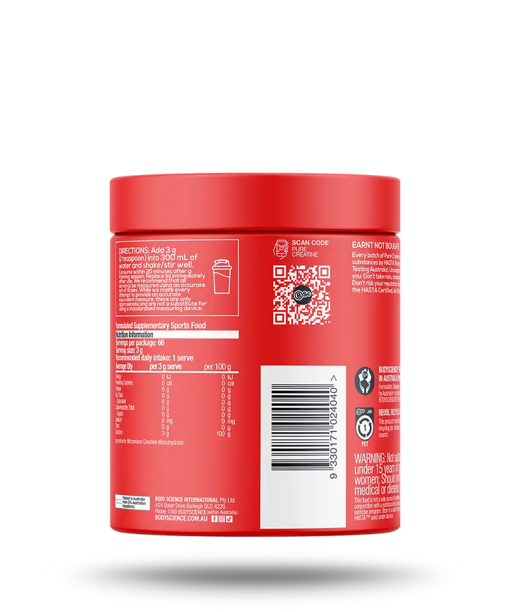 Pure Creatine Monohydrate 200g