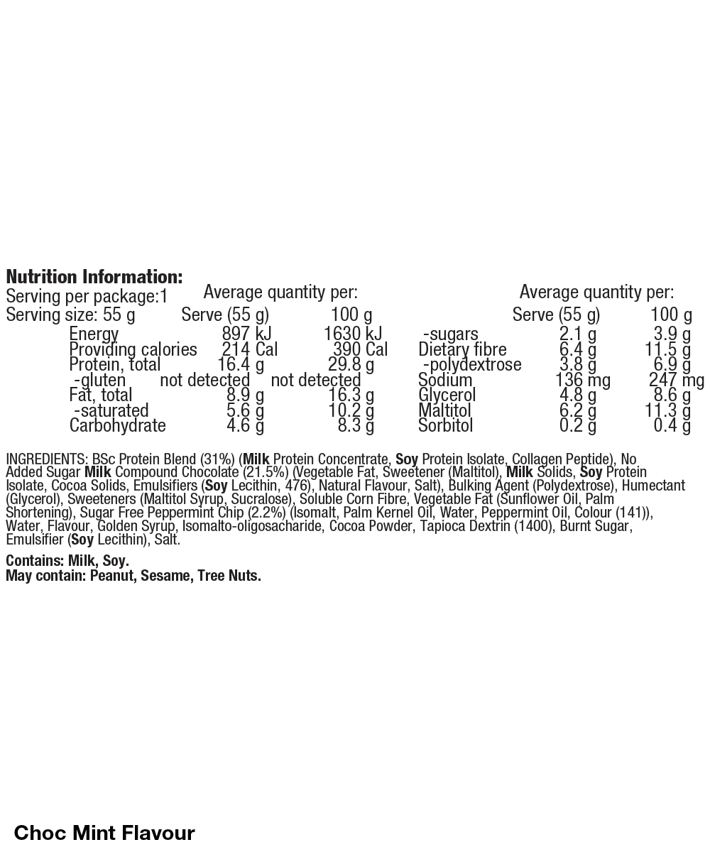 BSc x Violet Crumble Soft Protein Bar 12 Pack