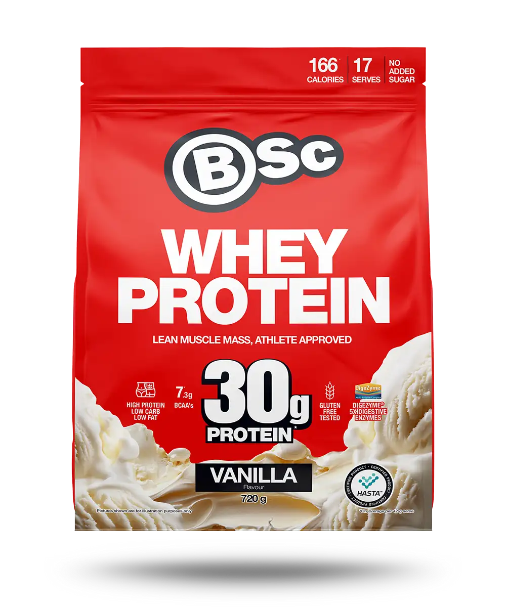 BSc Whey Protein Powder 720g Vanilla